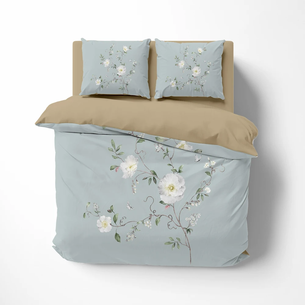 

Linens euro Bedding set luxury twin queen king single bed linen Quilt/Duvet cover set 2bedrooms Bed set for home textile green