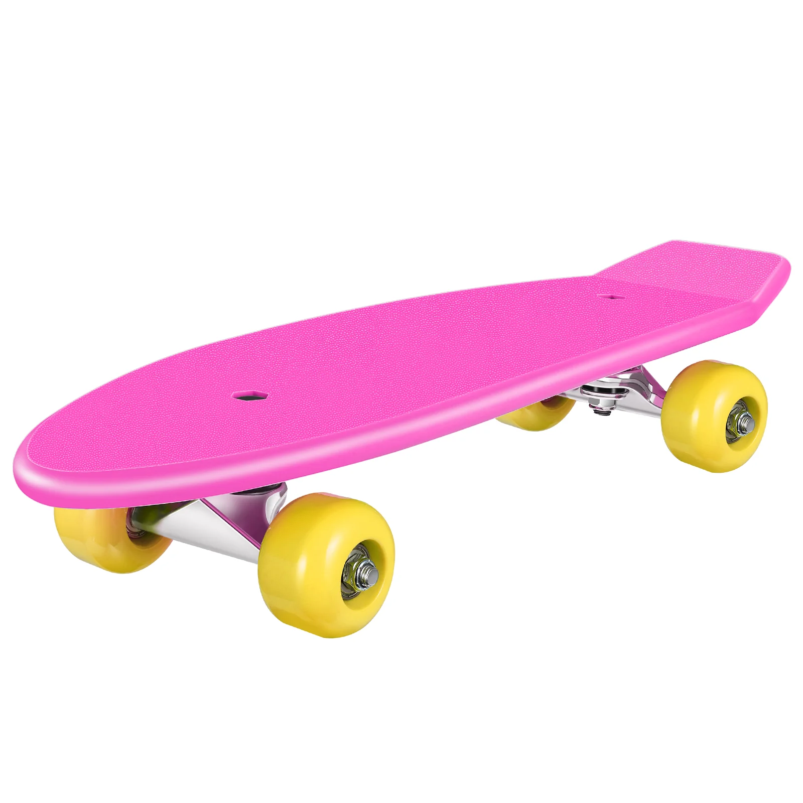 MOVTOTOP Durable Bright Color 4 Wheels Play Longboard for Kids Boys Girls