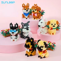 mini dog building blocks sets for goodie bags prizes boy and girls birthday micro blocks gifts party favors for kids 8 12