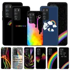 Разноцветная Радужная черная матовая фотовспышка для Realme 8 6 7 X7 Pro GT Master Neo C25 V13 V15 C15 C21 C20 C11 C20A C21Y чехол