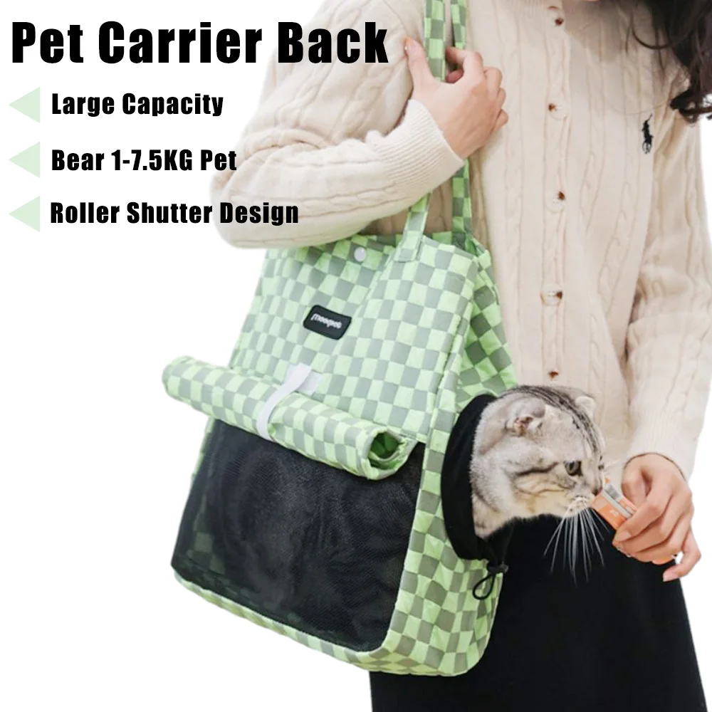 

Cat Portable Carrier Bag Pet Shoulder Bag Hand Bag Side Opening Sling Bag Breathable Dog Chihuahua Teddy Outdoor Pet Accessories