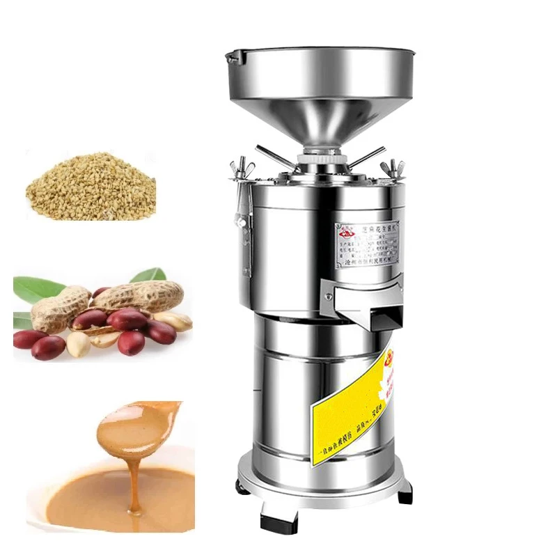 

Commercial Peanut Sauce Grinder Mixer Sesame Blender Butter Food Processor Colloid Peanut Butter Maker Soybean Grinding Machine