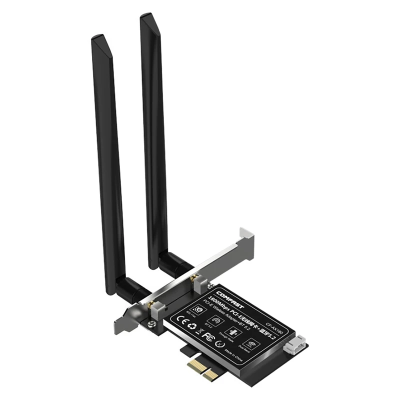 

CF-AX180 Dual Band 1800Mbps 801.Ax Network Card PCI-E Game Wireless Network Card