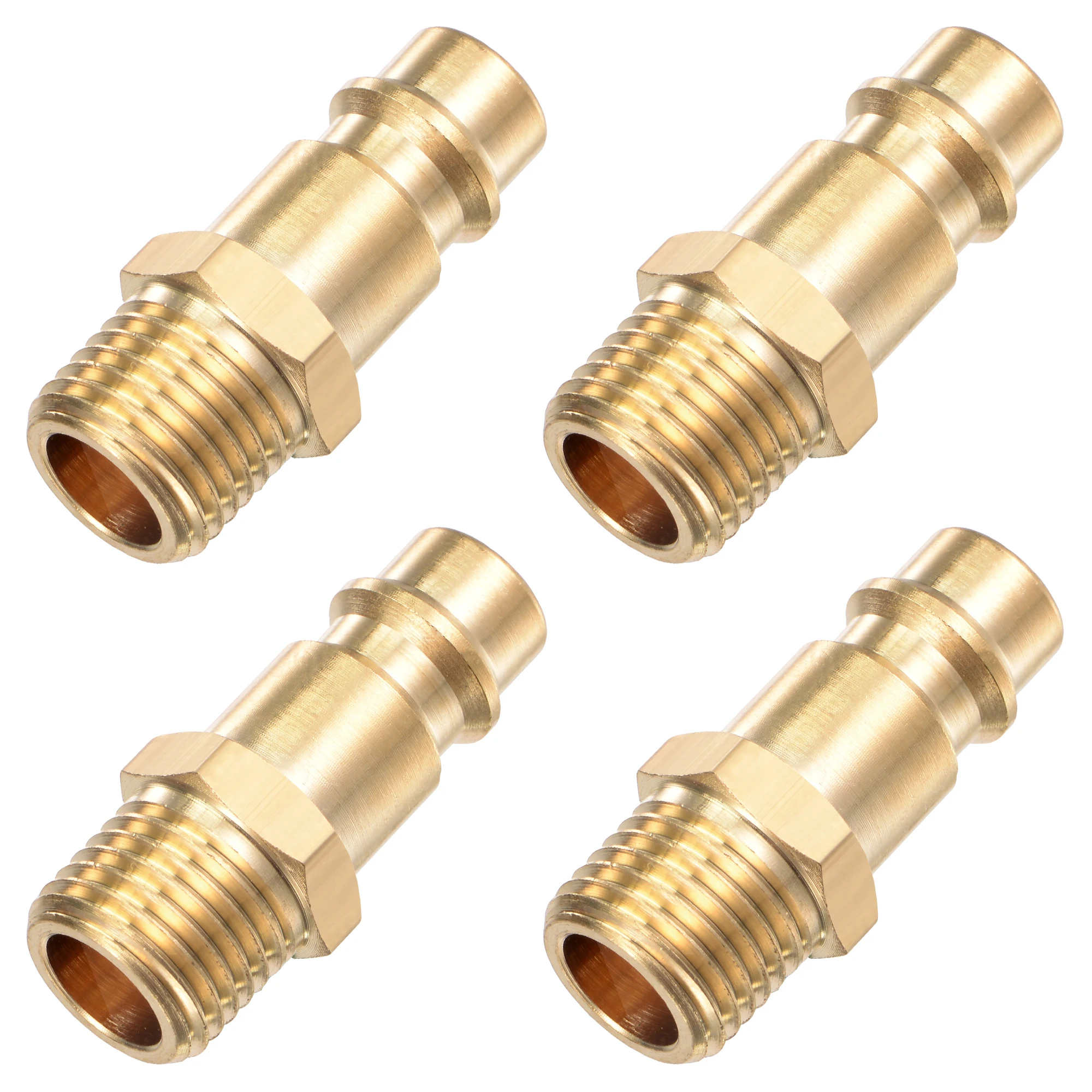 

Uxcell Brass Barb Fitting 1/4NPT Male Thread 12mm OD Hex Pipe Connector Adapter 4 Pcs