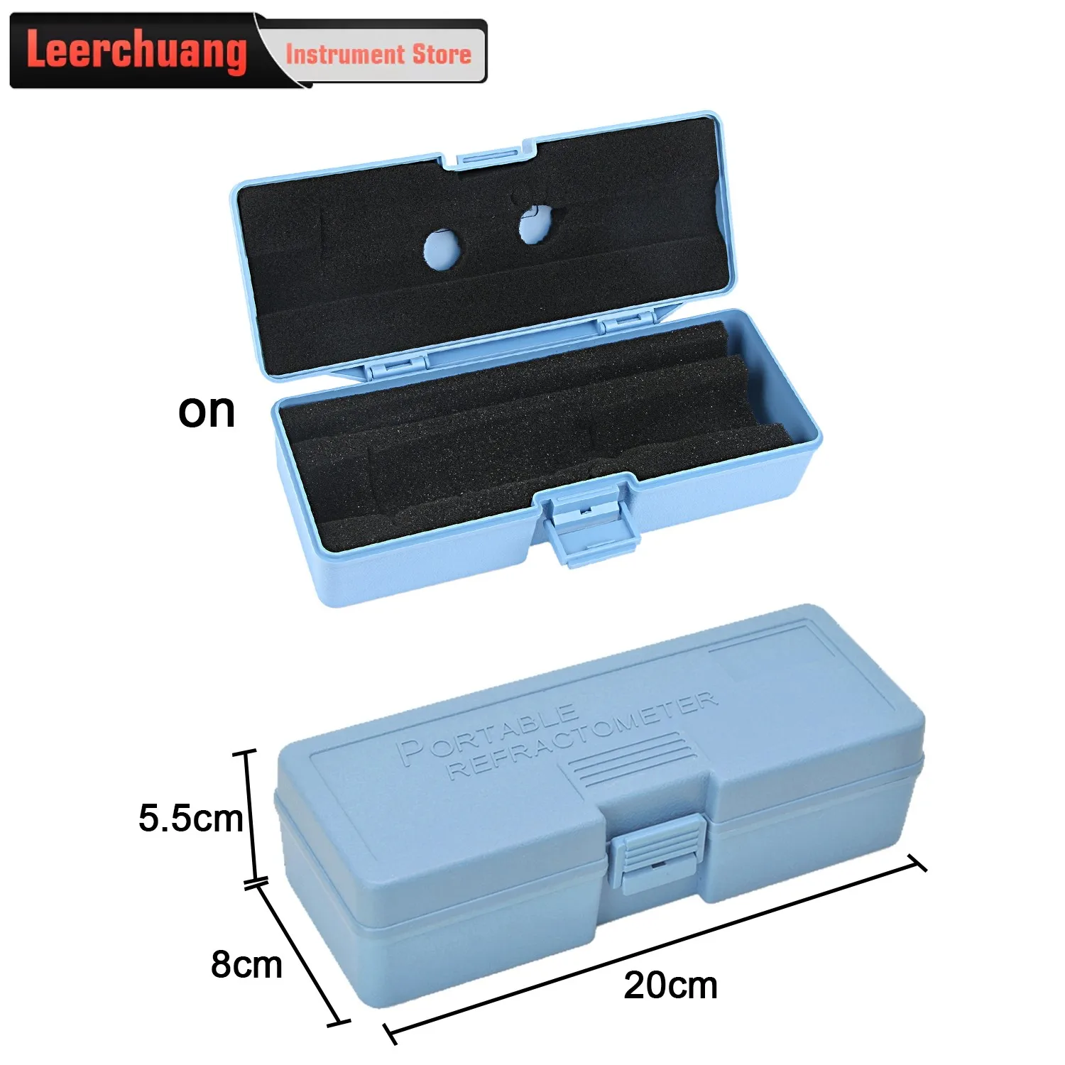 Refractometer tool box Retail/wholesale refractometer box for brix/alcohol refractometer Salinity/Antifreeze tester （only box）