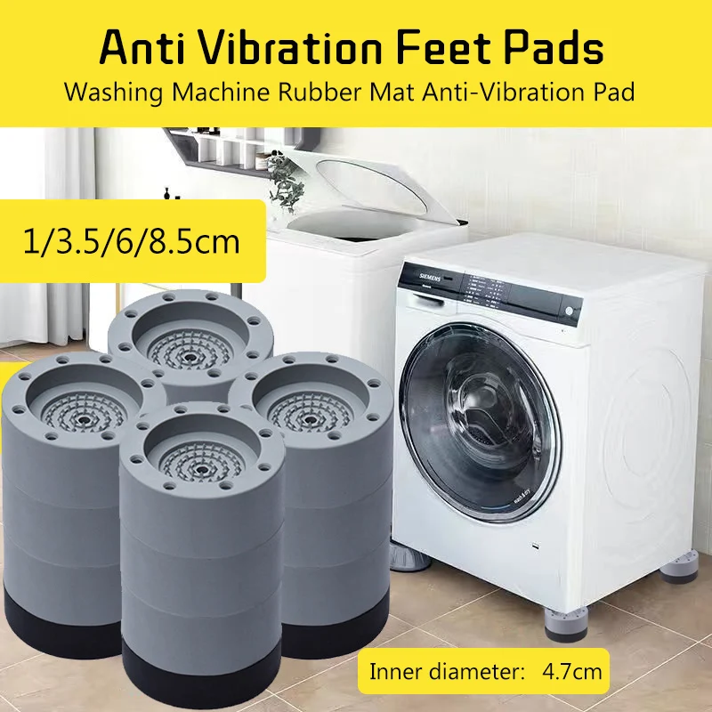 

4 шт., подставка для стиральной машины, увеличенная подставка, фиксатор, подставка для холодильника, увеличенная амортизационная подставка