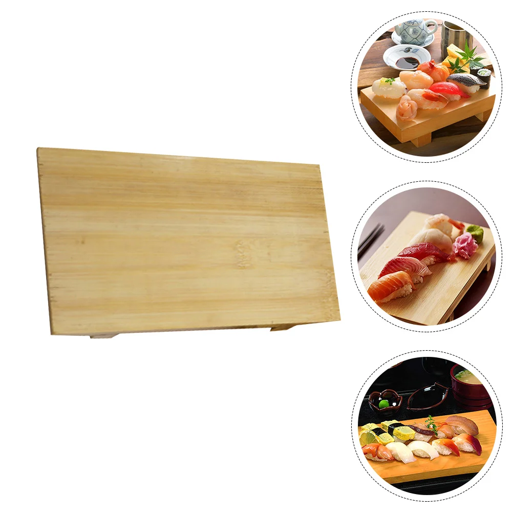 

Bamboo Sushi Dish Japanese Style Sushi Plate Food Serving Plate Sushi Tray