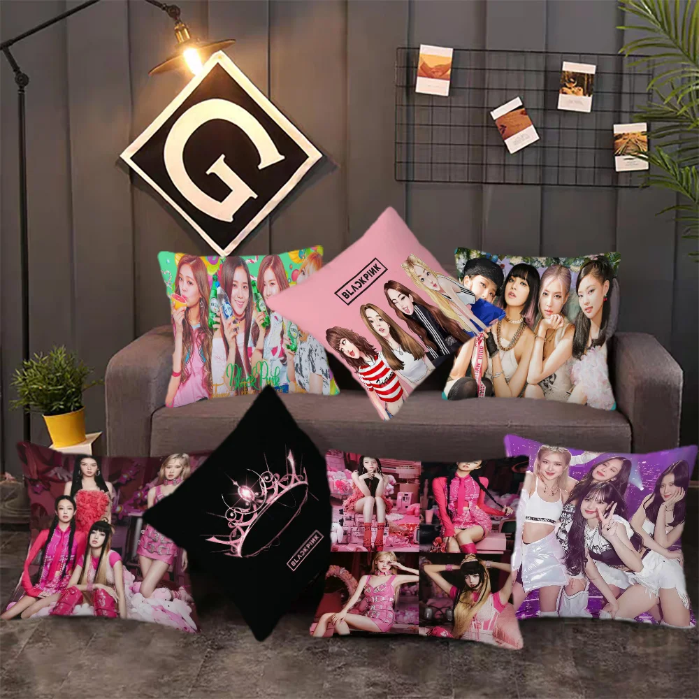 Kpop-Blackpinks декоративные подушки для гостиной подушка тела предметы домашнего