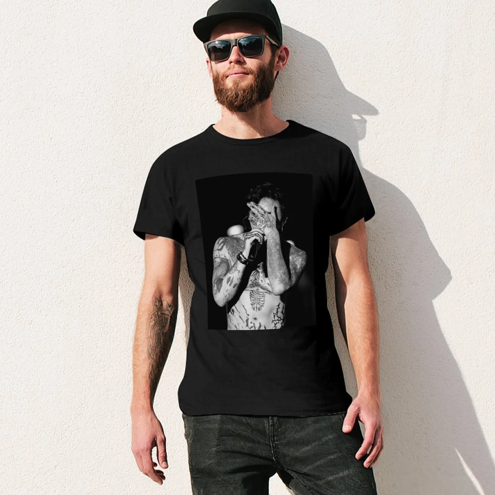 Фото DPR IAN mito abs tattoos poster kpop dream perfect regime T-Shirt Simple Line Art Print Tee №3
