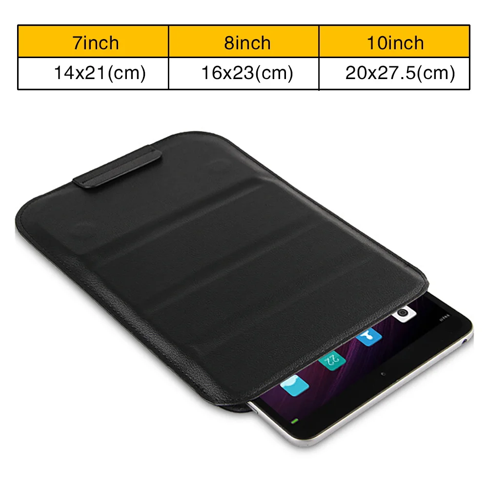 Универсальная сумка для планшета с магнитной подставкой и крышкой, чехол для дисплея 7 8 10 дюймов серии Monster, футляр из искусственной кожи, складной держатель для планшетов.