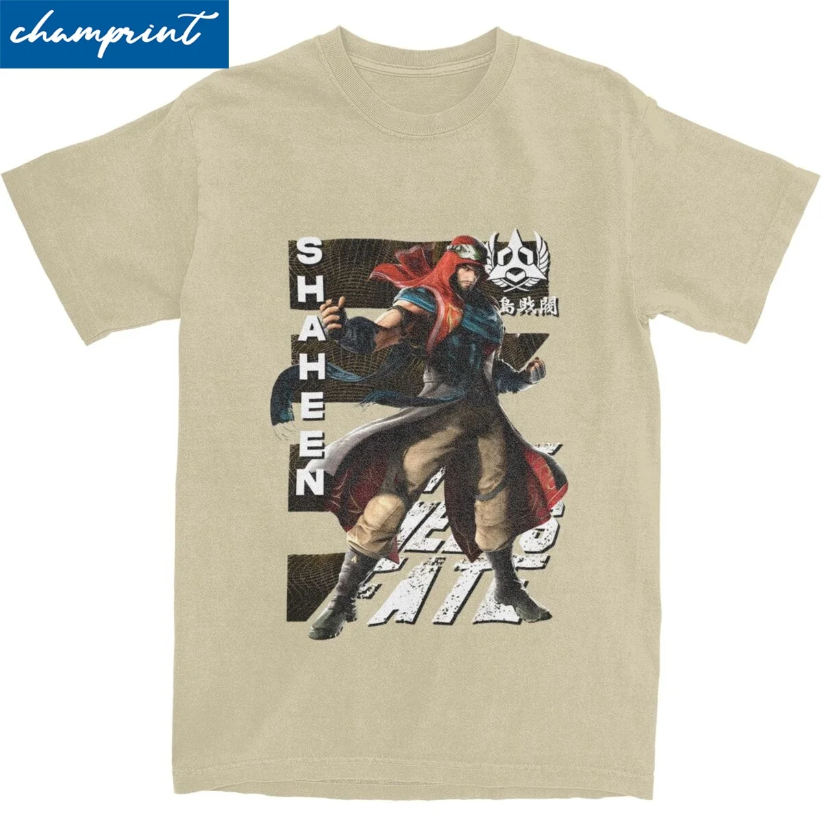 Повседневная футболка Shaheen Tekken 8 унисекс 100% хлопок с коротким рукавом игровая