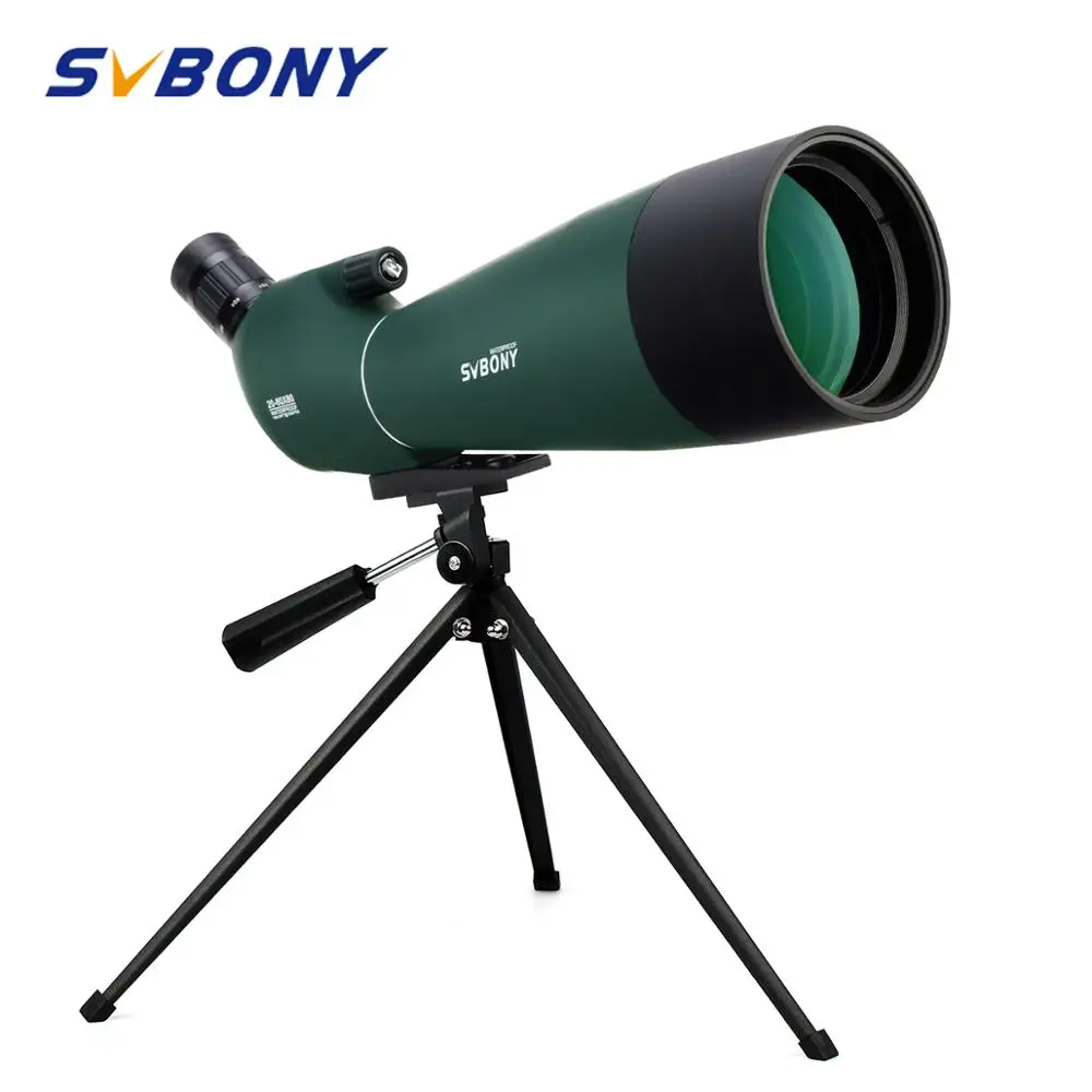 

SVBONY SV28 80mm Spotting Scope 20-60x Zoom Telescope Waterproof BAK4 Prism FMC High Quality for Hunting,Archery,Bird Watch