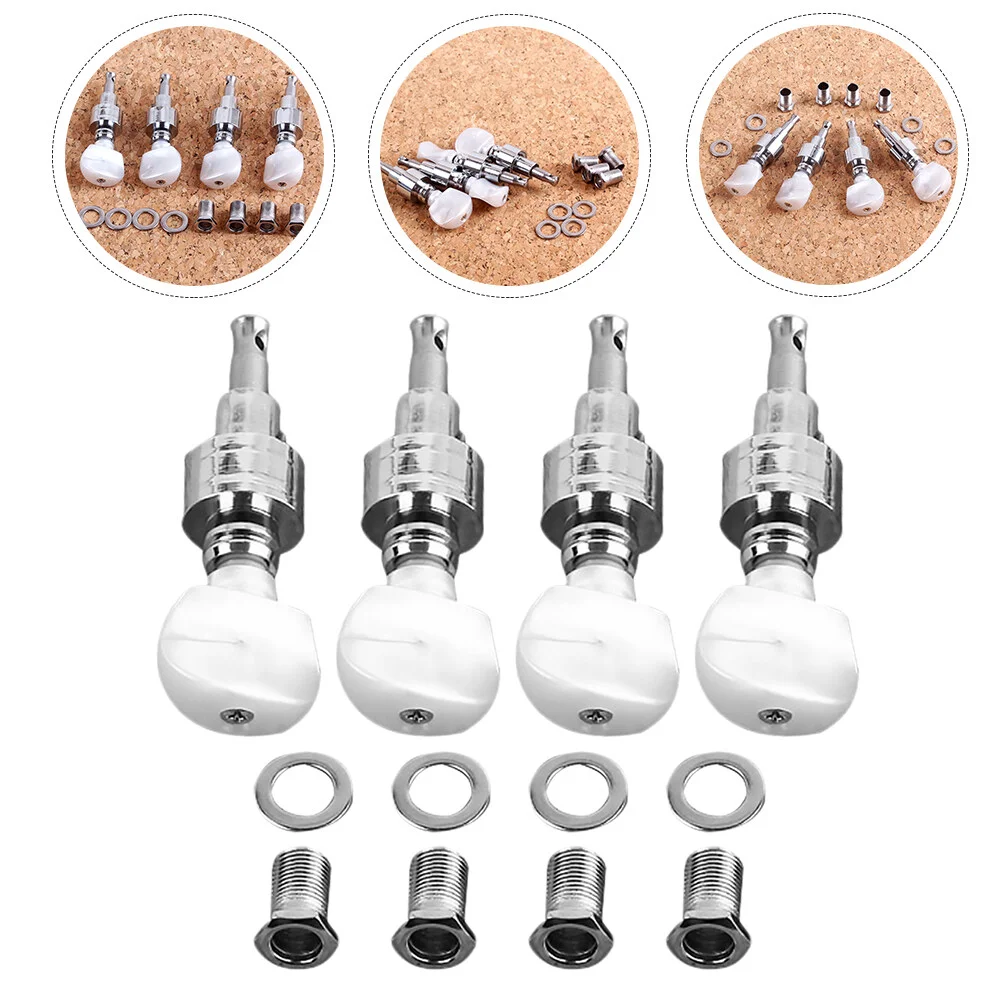 

4pcs Banjo Tuning Pegs Tuners String Key Banjo Parts Accessories Tuning Kit
