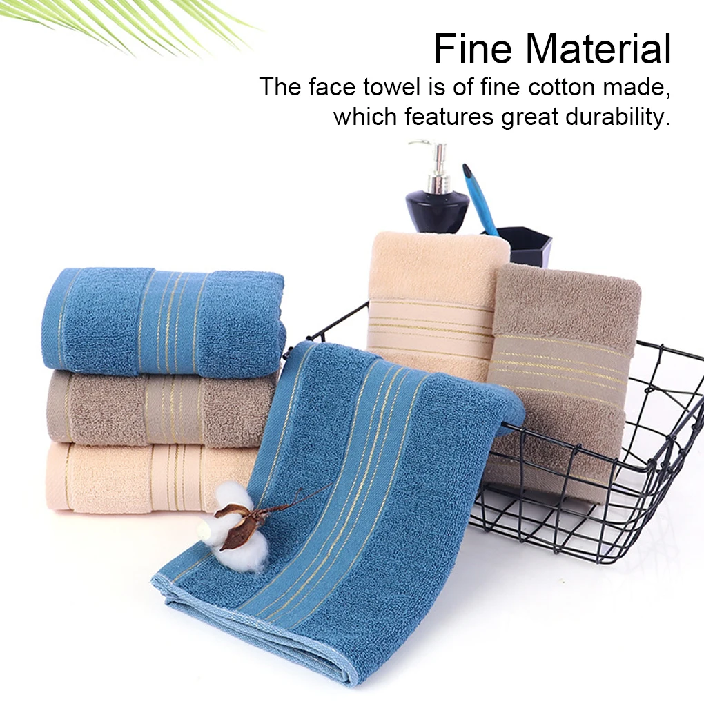 

3 Pieces Set Cotton Towel Replacement Soft Washable Skin-friendly Household Hotel Face Washing Towels Accessories