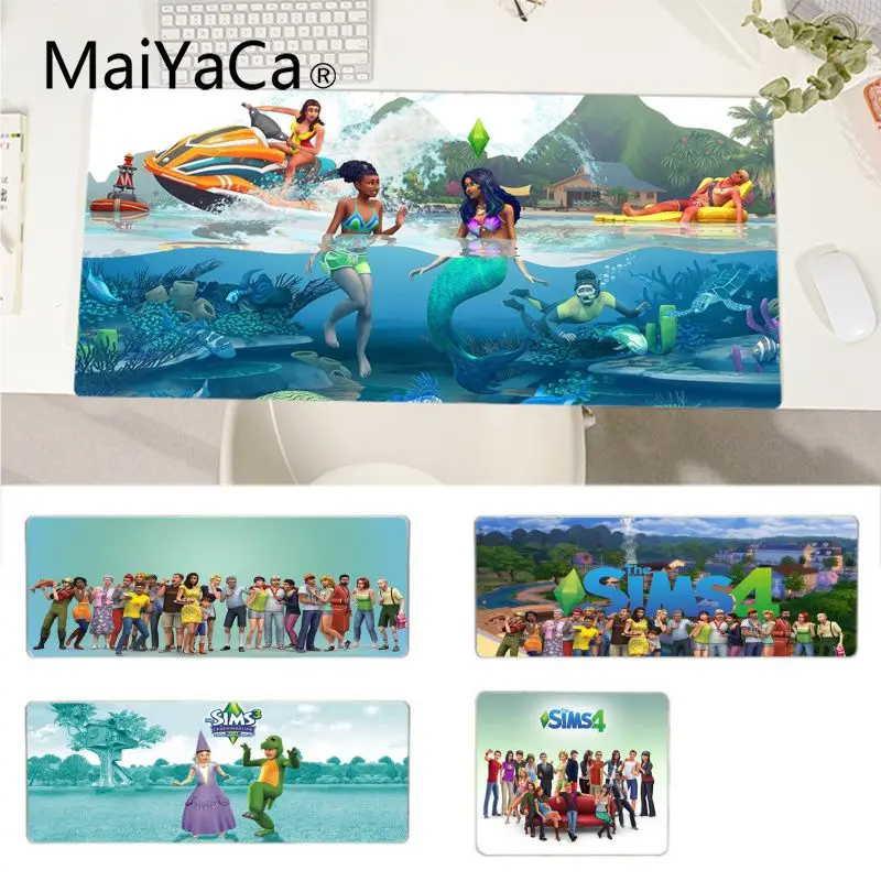 

MaiYaCa The Sims 4 Non Slip PC Mousemat Gaming Mousepad Size for Gaming Mousepads Deak Mat for overwatch/cs go/world of warcraft