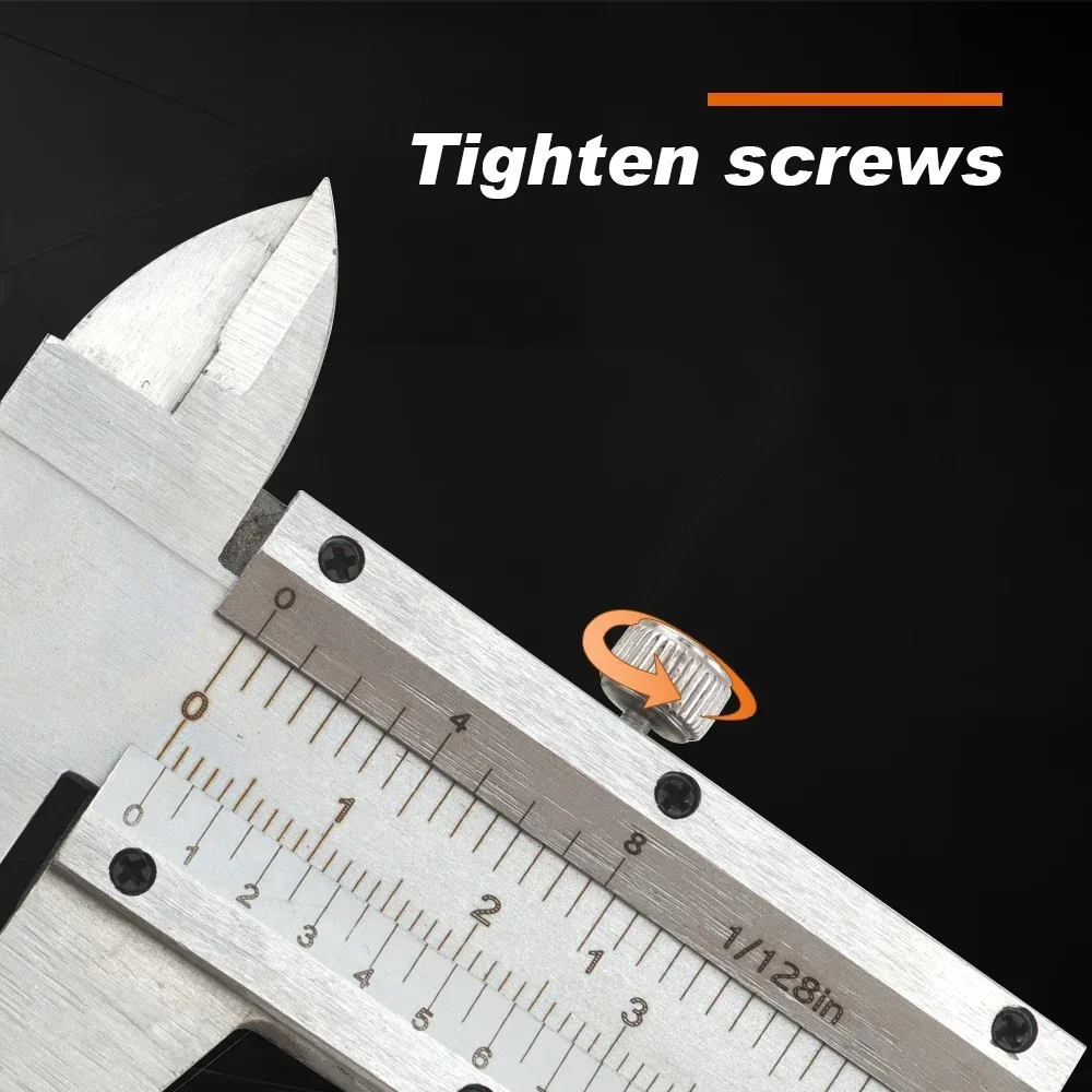 Штангенциркуль 0-150 мм из нержавеющей стали с двойным считыванием и высокоточный