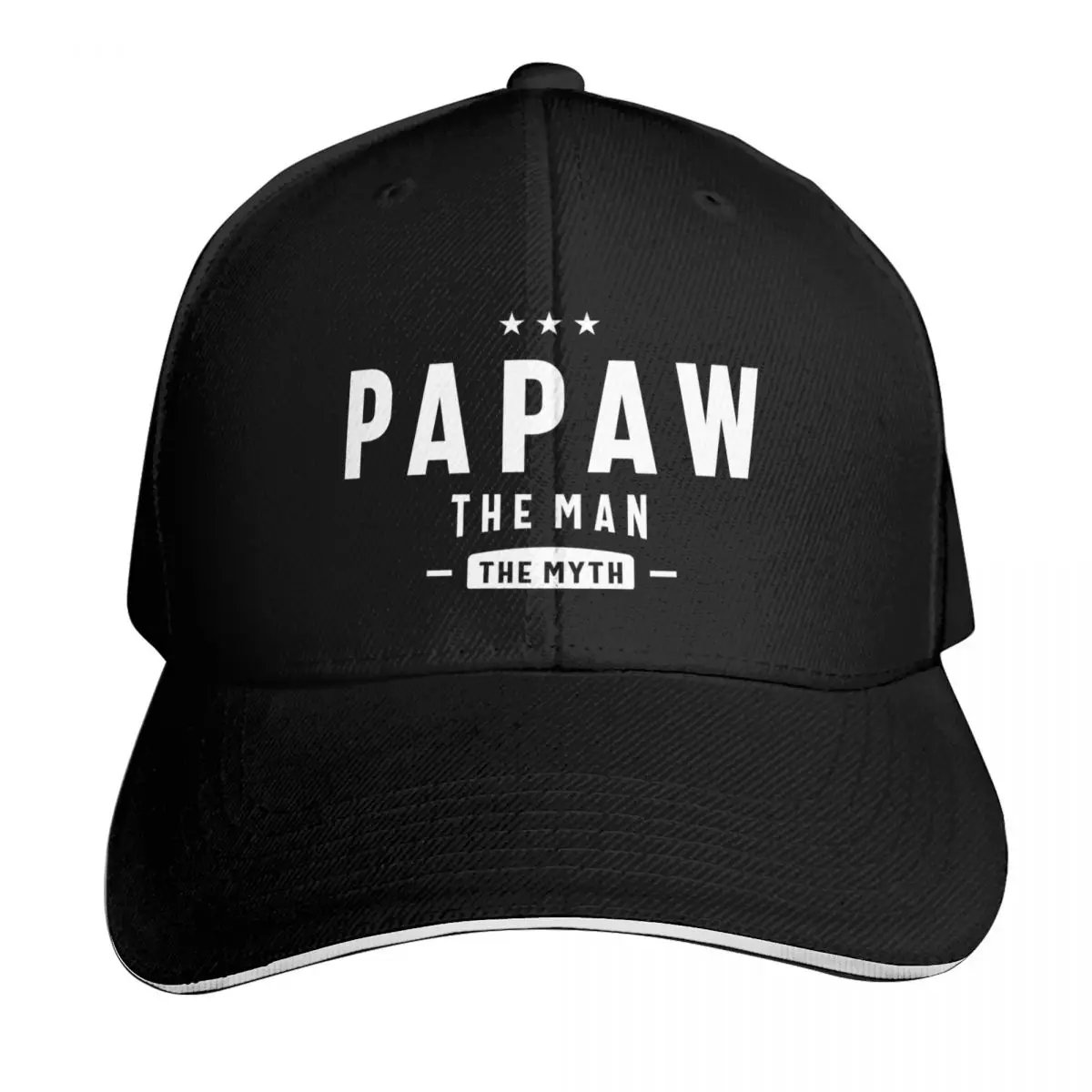 Фото Мужская бейсболка Papaw The Man The Myth The Legend - Dad Grandpa, теплая кепка с козырьком, джентльменская шляпа для вечеринок, зимняя шапка для мужчин и женщин №1
