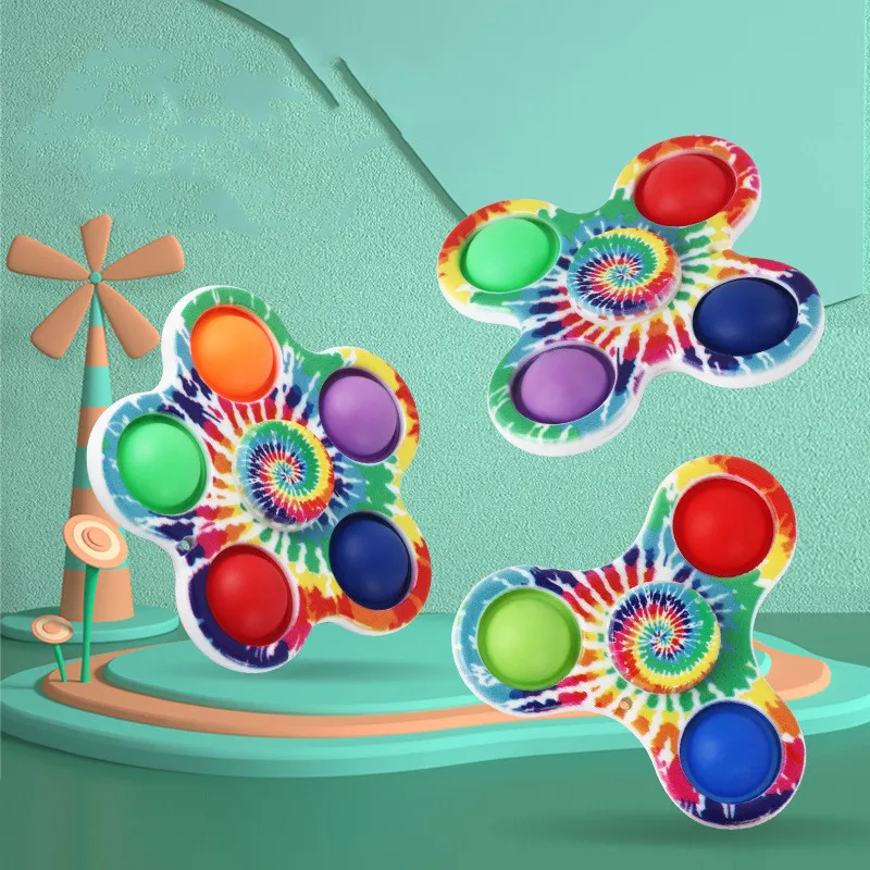 

Rat Pioneer Finger Gyro Bubble Decompression Decompression Vent Children's Toys Simple and Colorful