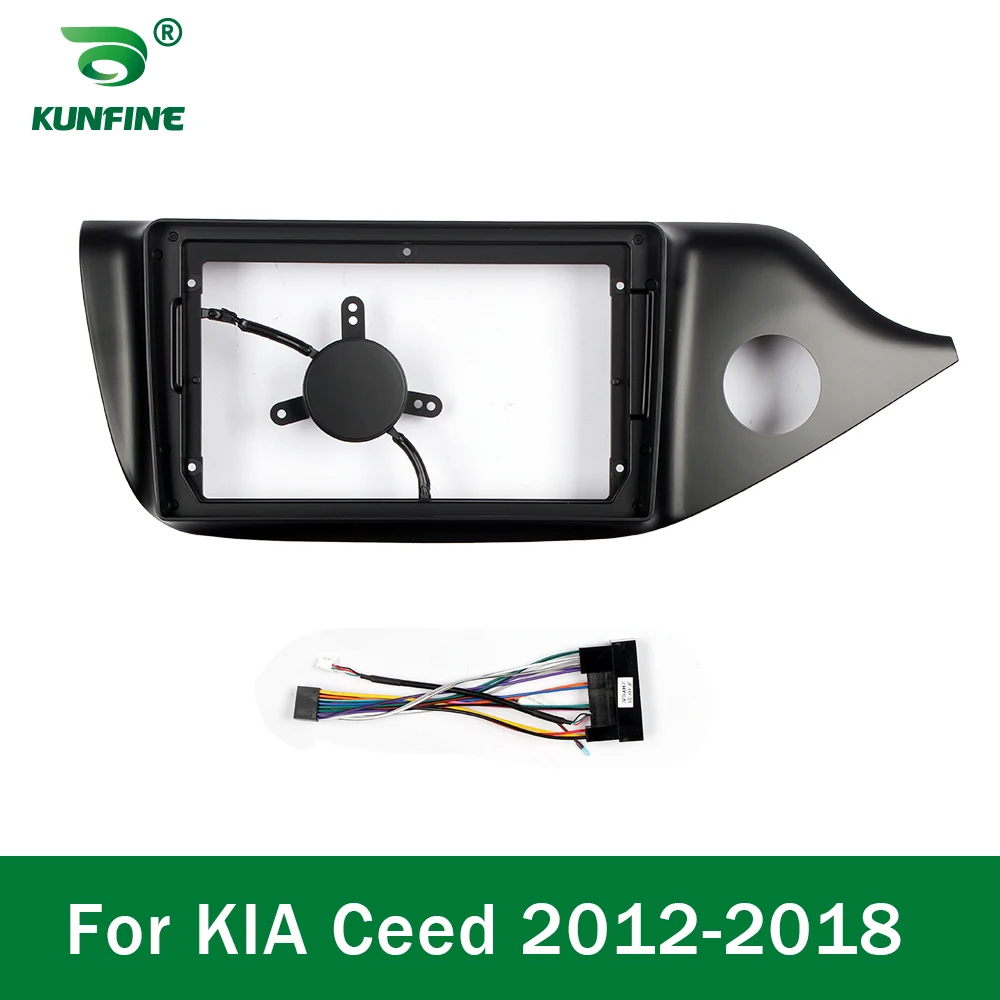 

Автомобильный GPS-навигатор стерео для KIA Ceed 2012 - 2018 RHD радио облицовки Панель рамка подходит 2Din 9 дюймов в тире головное устройство экран