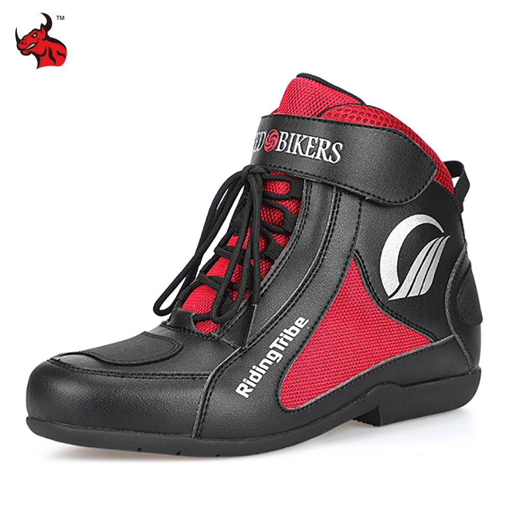 

Мотоциклетные ботинки, защитная обувь для езды на мотоцикле, водонепроницаемая Нескользящая вентилируемая обувь для альпинизма
