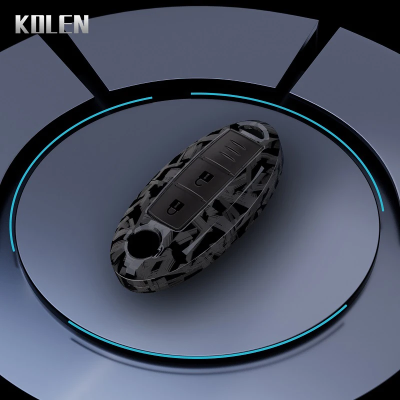 

Чехол для автомобильного ключа из АБС-углеродного волокна для Nissan Qashqai X-Trail T32 T31 Juke J10 J11 Kicks Tiida Pathfinder Note для Infiniti Bag