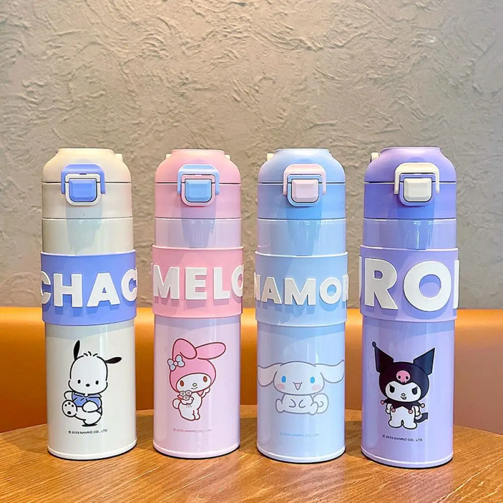 

Новое поступление Sanrio My Melody Kuromi Cinnamoroll 316 металлическая чашка для студентов Мужская Женская прямая чашка 400 мл подарок для сохранения тепла и холода
