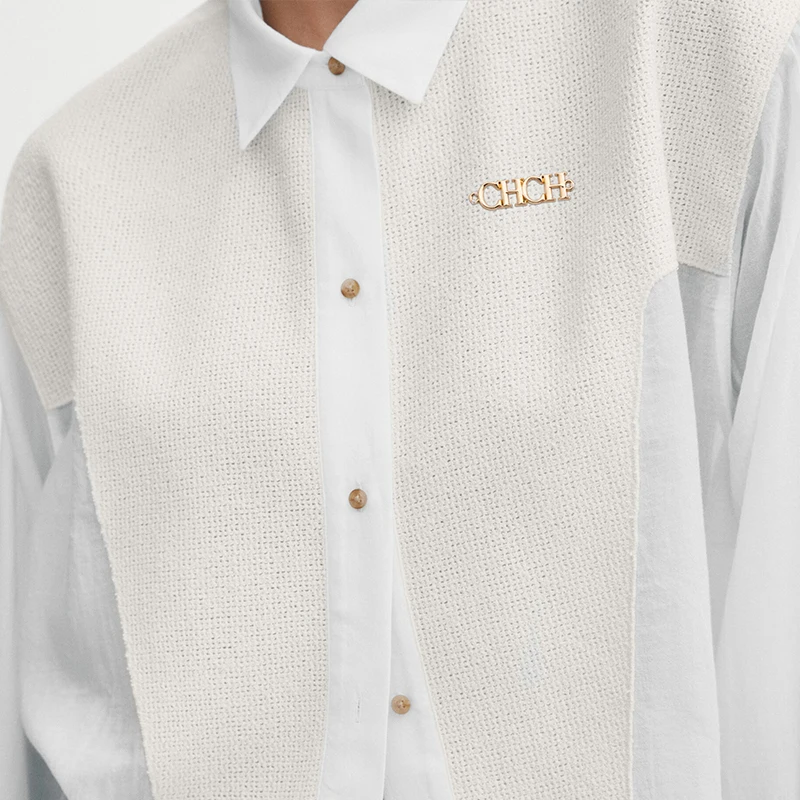 

Fashion Vintage Office Ladies Elegant Blouse Patchwork Women's Shirt Cotton Casual Shirts Long Sleeve Loose Lady Top