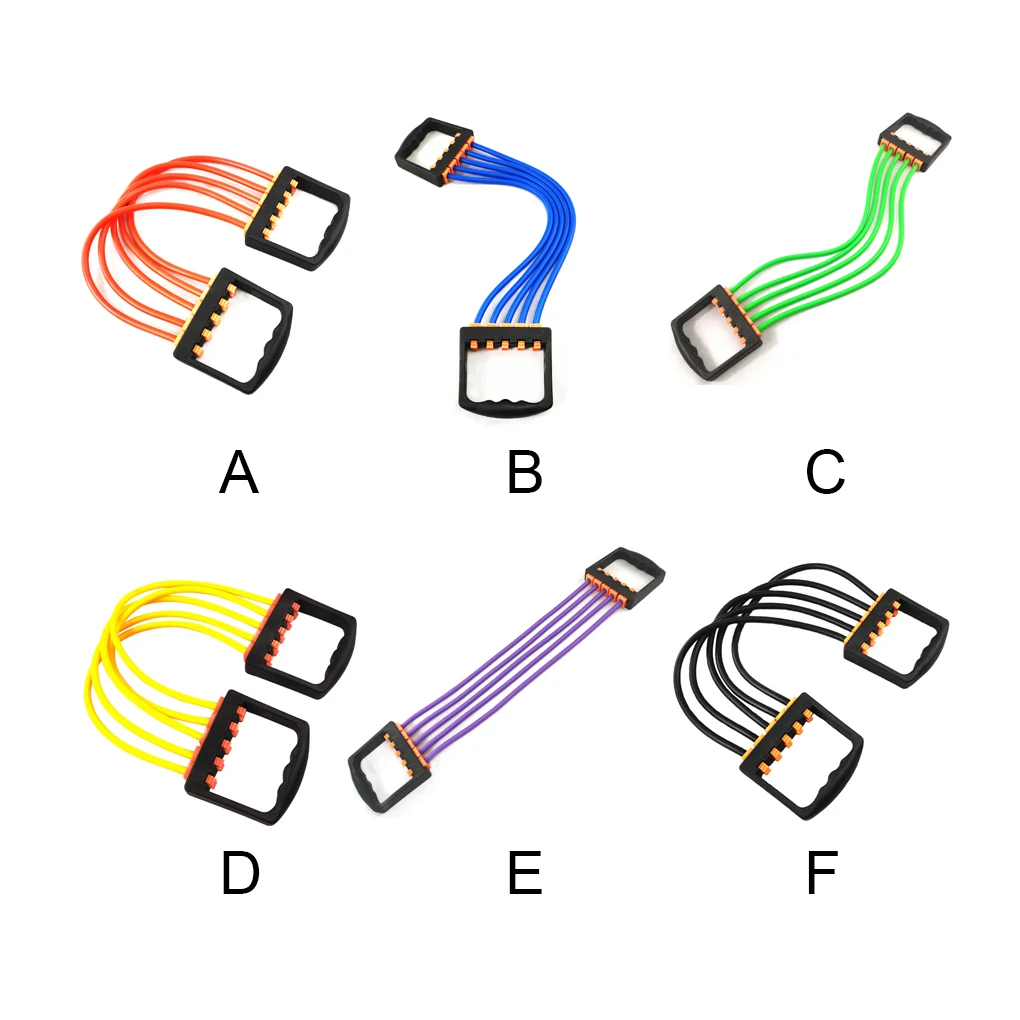 

Chest Expander Muscle Puller Elastics Band Multicolored Resilience Fitness Training Accessories Aid Practical Holes Red