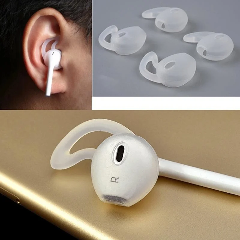 1/3/6 пар мягких силиконовых насадок-вкладышей чехол для Apple Airpods защитные амбушюры