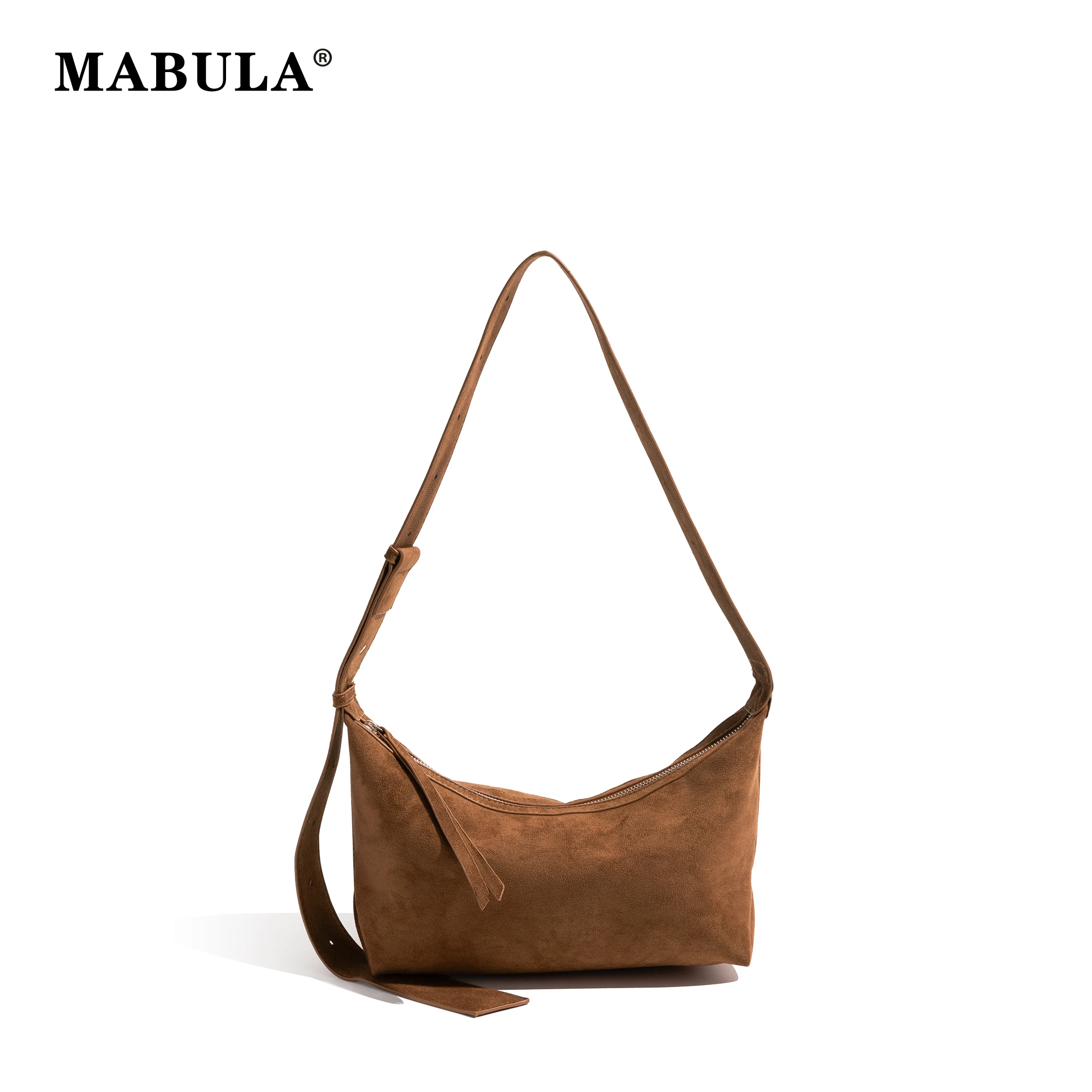 MABULA замшевая кожаная сумка на плечо женские сумки через осень-зима винтажная