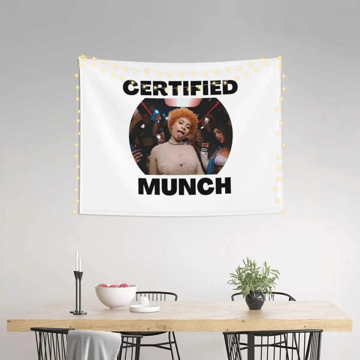 Пользовательский гобелен со льдом и специями в стиле хип-хоп музыка рэп-мунч