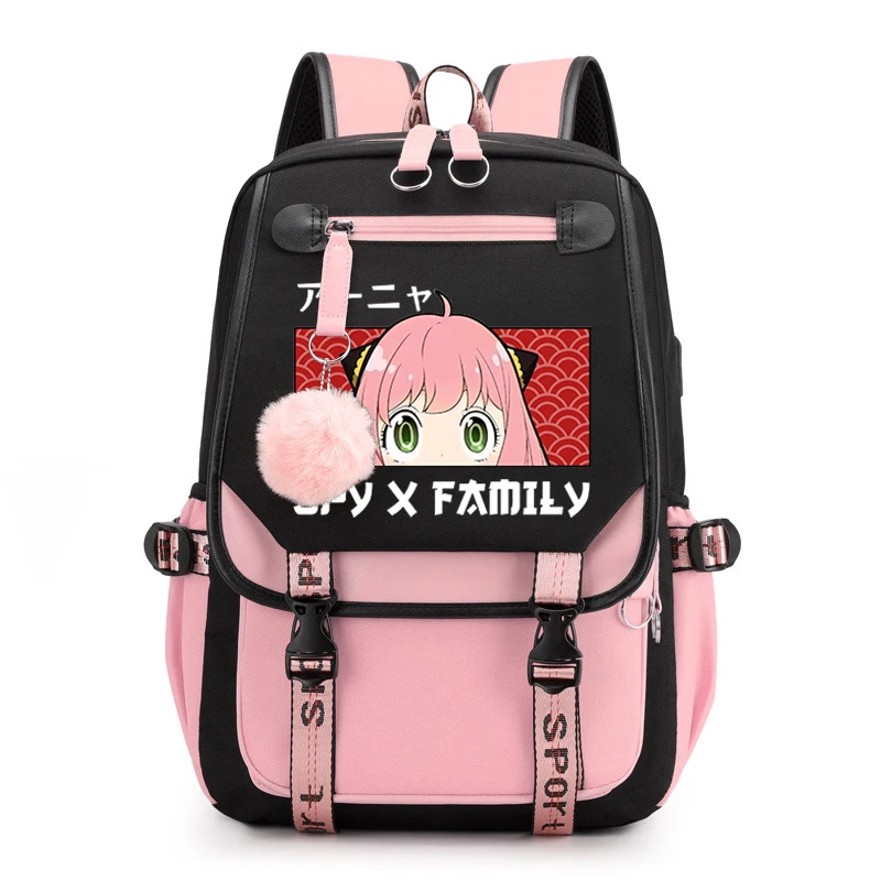 Spy X Family Anya Forger Backpacks Anime Waterproof  Laptop Backbag Children School Bags Girls Travel Bookbag SchoolBag Mochila