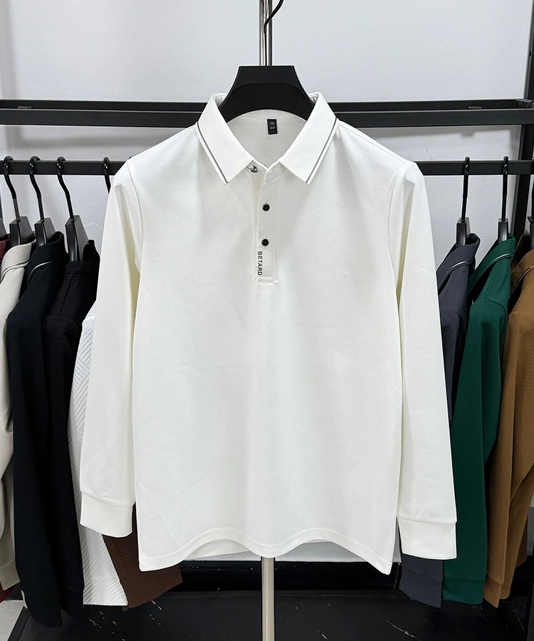 Модная Летняя мужская рубашка-поло с коротким рукавом дизайнерская дышащая