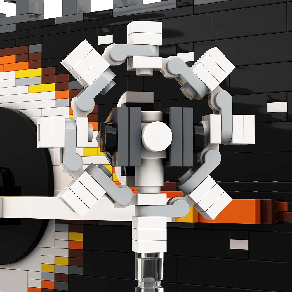 Фото Gobrick MOC интерstellar, черная дыра, креативная живопись, строительный блок, образовательные игрушки для детей, подарок на день рождения, кирпичная игра №4