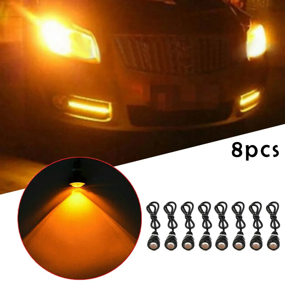 

8 PCS/set LED Amber Grille Lighting Kit Truck For Ford SUV Raptor Style Universal For SVT Raptor Style Side Marker Lights