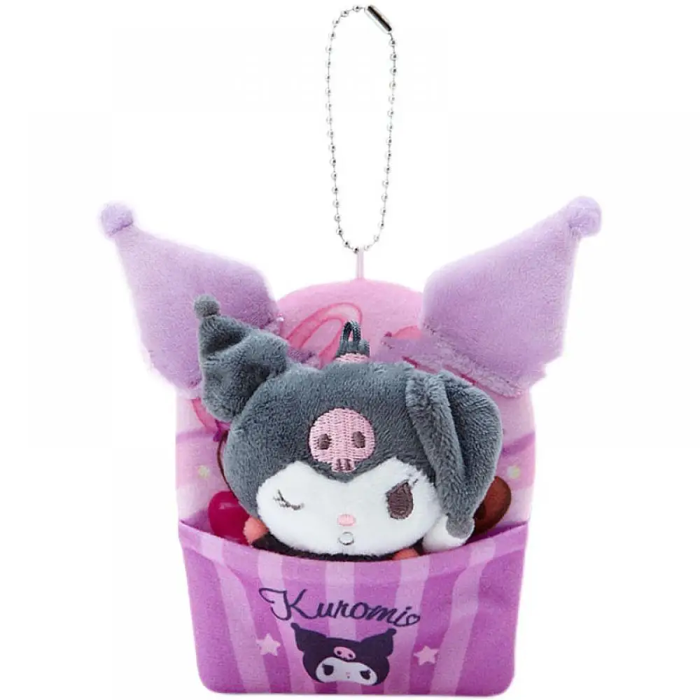 

Kawaii Keychain Sanriod Kuromi Plush Pendant Anime Stuffed Animals Cute Cinnamoroll Plushine Cartoon My Melody Doll Keyring Gift