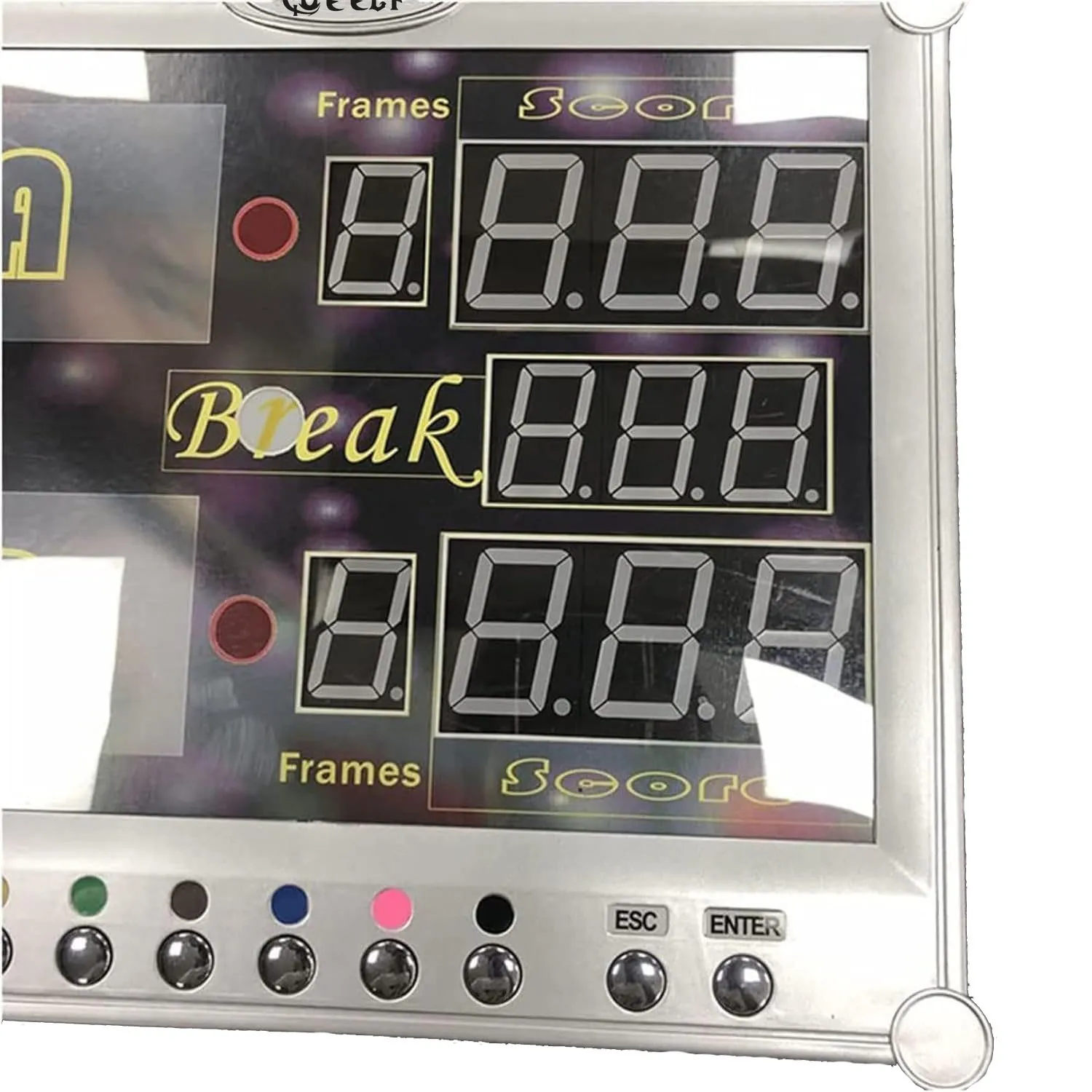 Бильярдные аксессуары Электронное табло для снукера Светодиодный цифровой