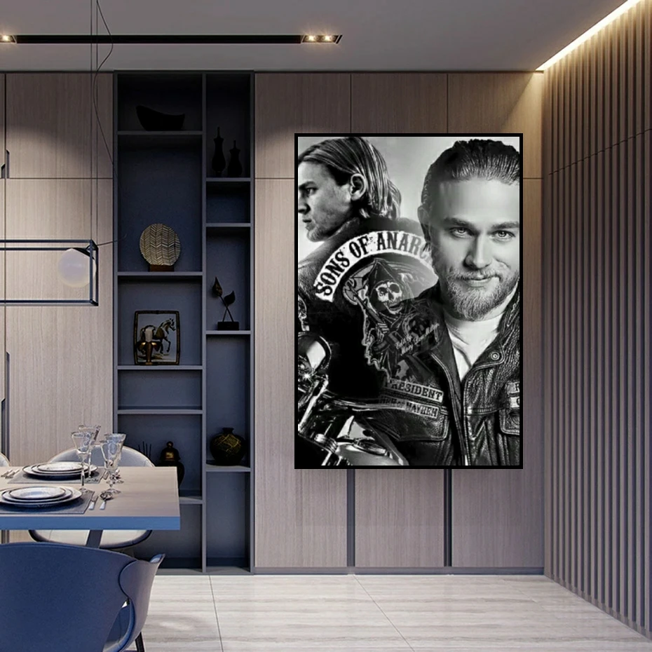 

Wall Art Home Sons Of Anarchy Decor Diamond Painting Mosaic 5D DIY Full Drill Square Round Rhinestone Handicraft Home Decor