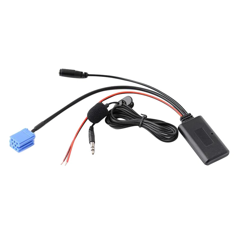 Автомобильный радиоприемник Bluetooth аудио микрофон адаптер громкой связи ISO 8Pin для