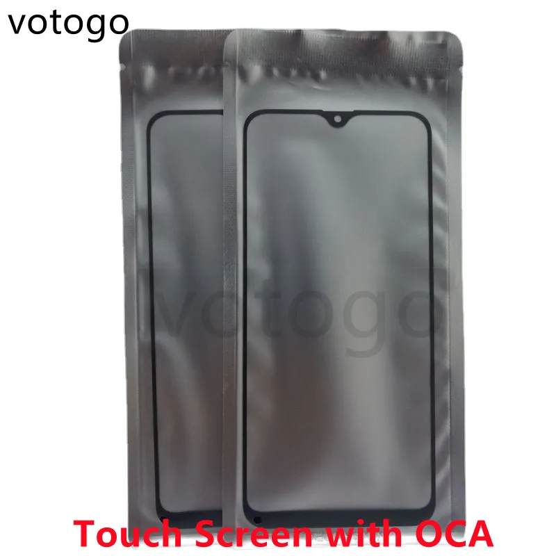 Переднее стекло для ремонта + OCA для VIVO Y33S, Y32, Y53S, Y73S, Y77, Y85, Y93, Y97, Nex, Y21, T1, T1X, детали для сенсорного ЖК-дисплея, 2 шт.