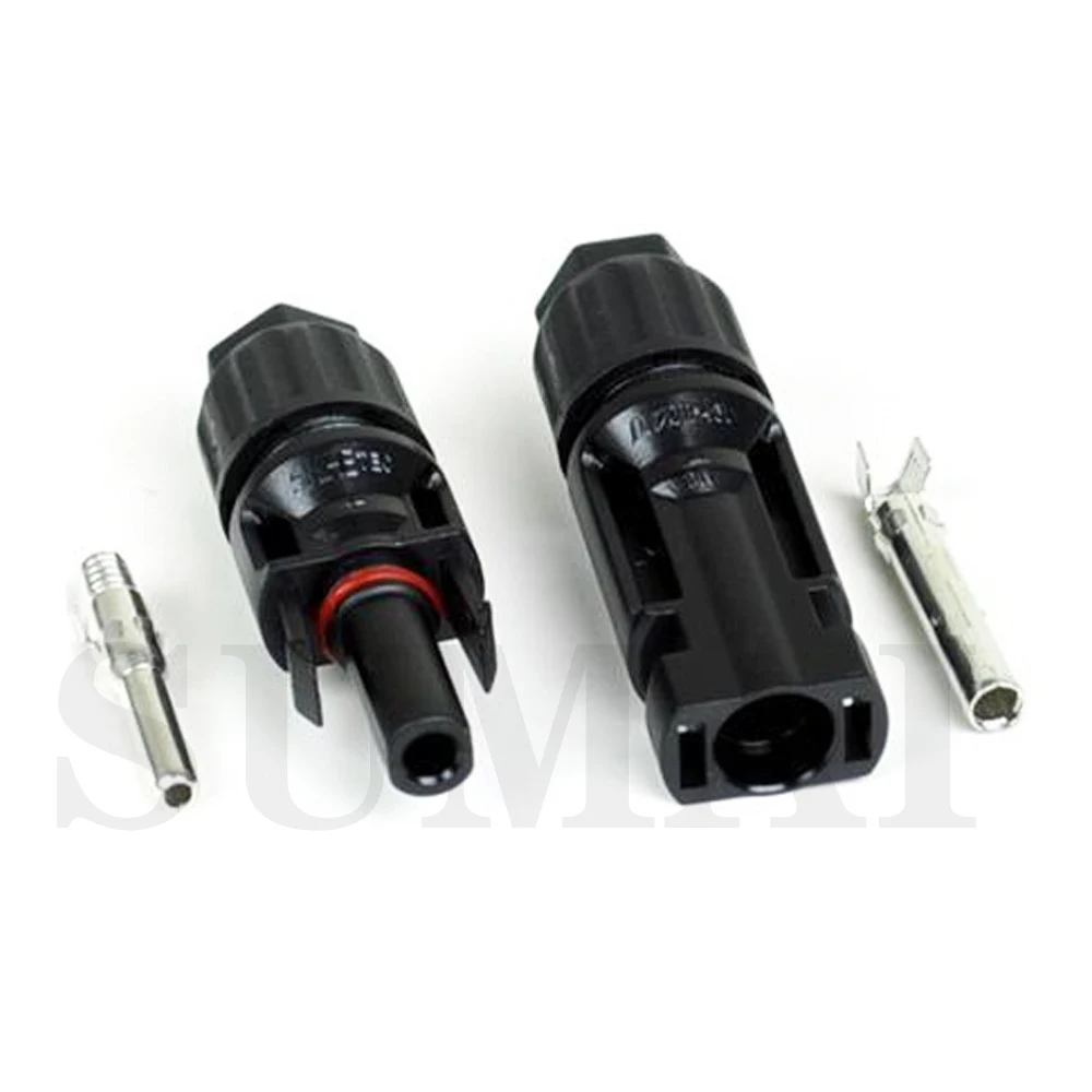 Coupler Connectors For Combiner Box With Rear Thread To Put In Frame