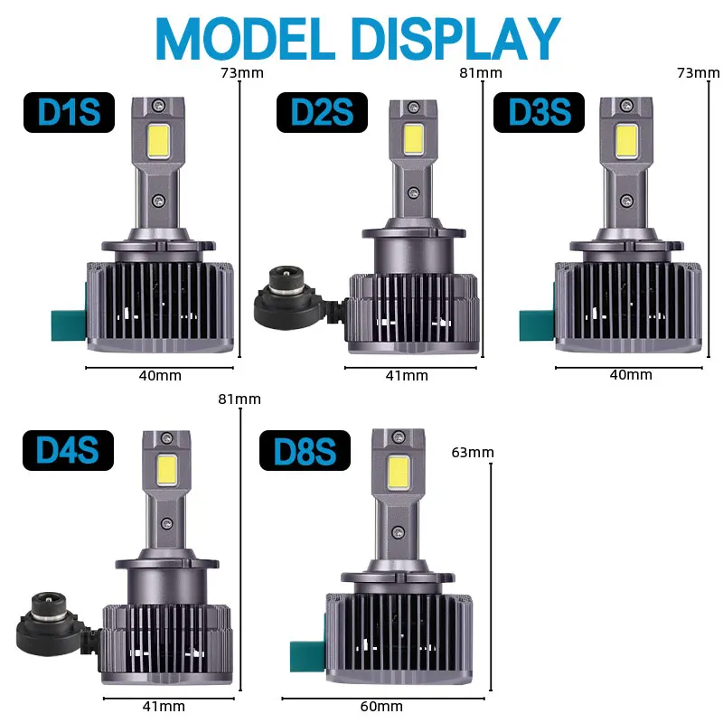 DAWNKNIGHT D1S D2S D3S светодиодный запасные фары оригинальные HID 55 Вт D4S D5S D8S Plug and Play 6500K 12V