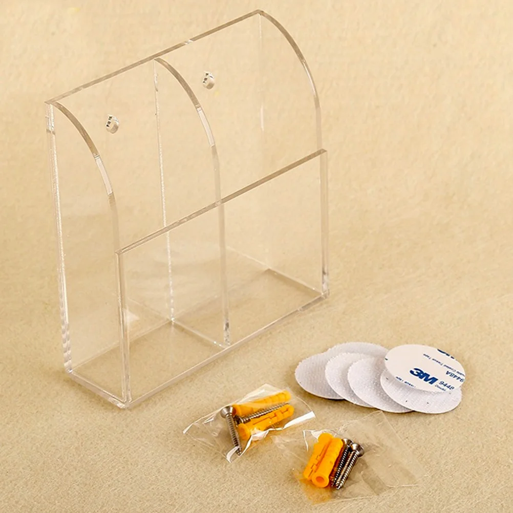 

Holder Remote Wall Mount Control Organizer Controller Acrylic Media