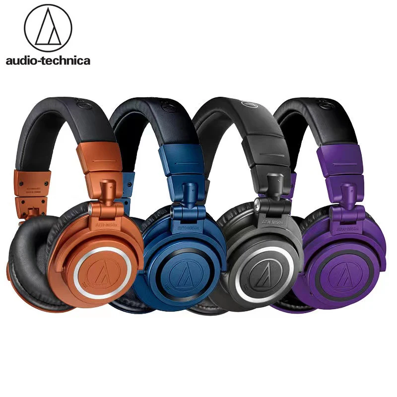 

Audio-Technica ATH-M50x professional headwear hi-fi monitoring studio headphone foldable Closed dynamic Headphones