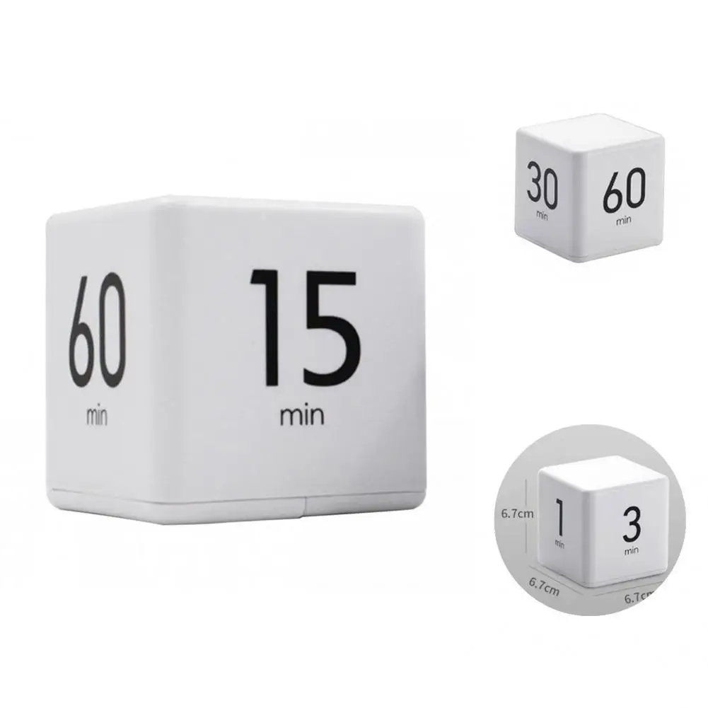 

Reusable Useful Flip Over Multifunctional Cooking Alarm ABS Cooking Alarm Soft Light for Work