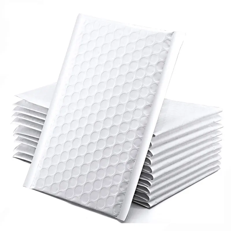 

10pcs Bubble Envelope bag white Bubble PolyMailer Self Seal mailing bags Padded Envelopes For Magazine Lined Mailer