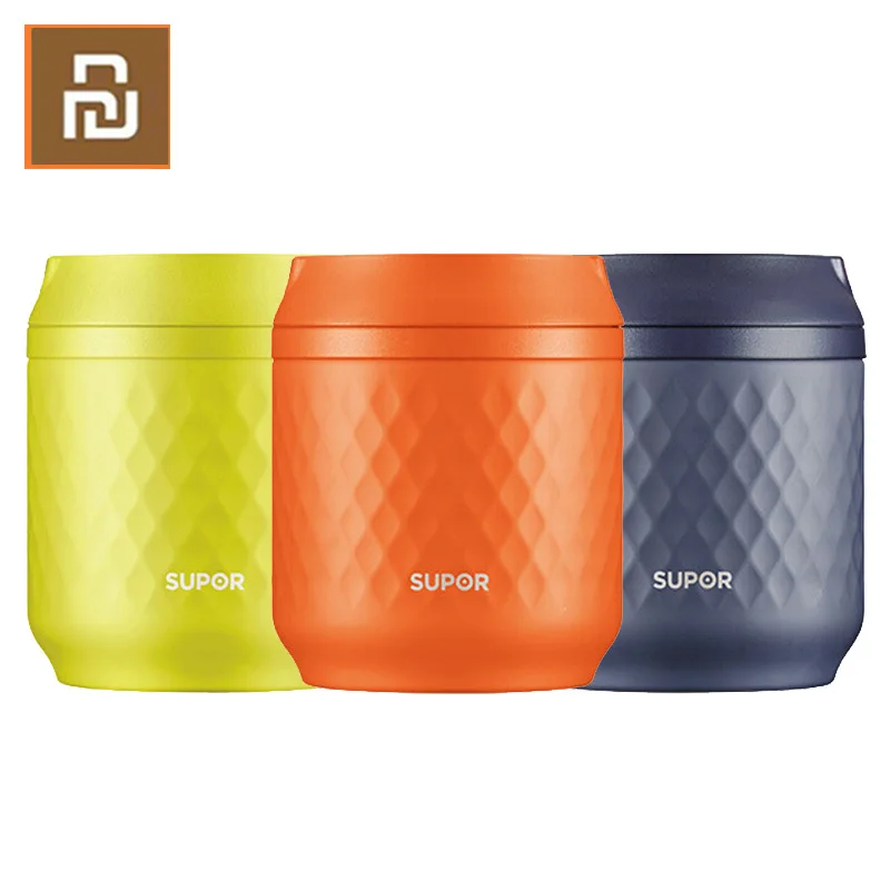 

Youpin Supor Portable Food Thermos Cup Braised Beaker Stainless Steel Cooking Thermos Lunch Box Food Soup Containers For Office