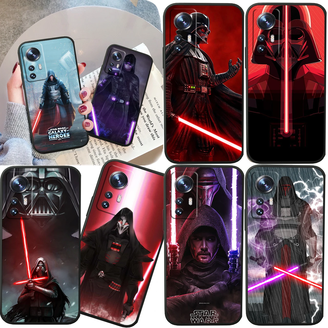 

Lightsaber S-stars Warsr For Xiaomi Mi 13 12T 11X 10T Note 10 Ultra Pro Lite 5G Soft Silicone Black Phone Case