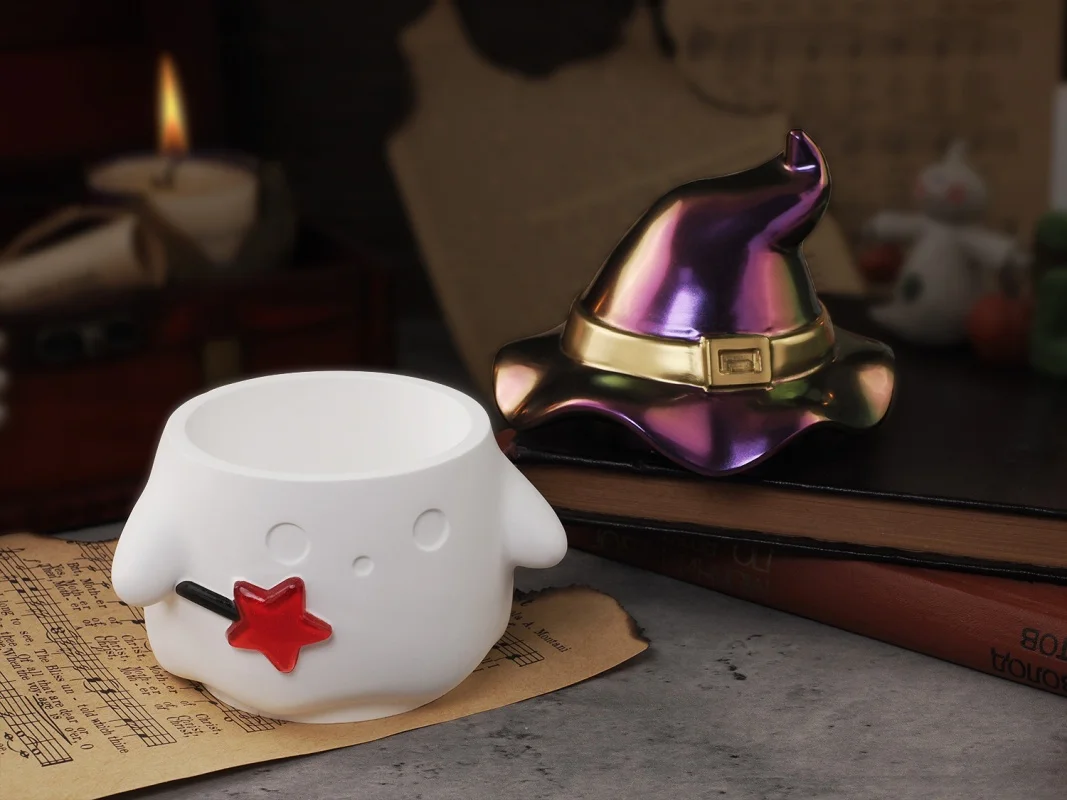 DIY шляпа призрак банка для хранения фотографий Хэллоуин коробка ювелирных