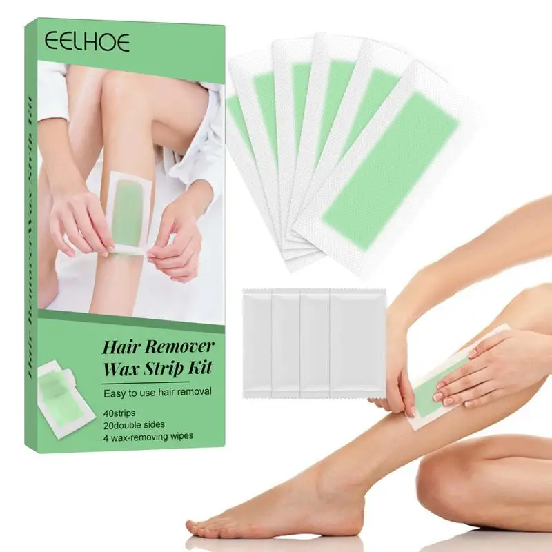

Rapid Effective Wax Strips For Hair Removal Double-Side Long Lasting Depilation Women's Safe Wax Paper For Legs/Bikini/Arm/Neck